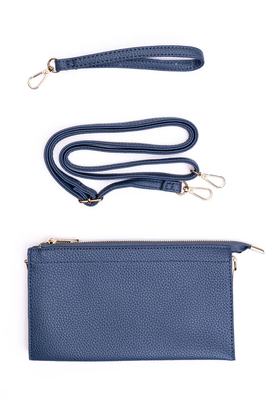 Jaylene Crossbody Bag, French Blue