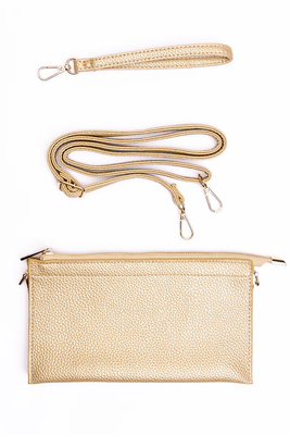 Jaylene Crossbody Bag, Gold