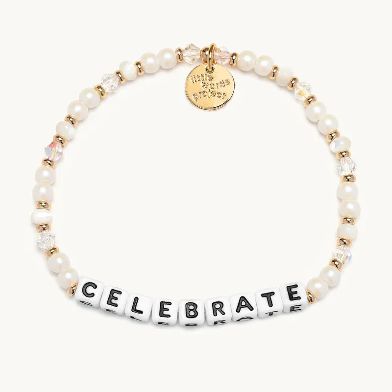 Little Words Project CELEBRATE Bracelet M/L