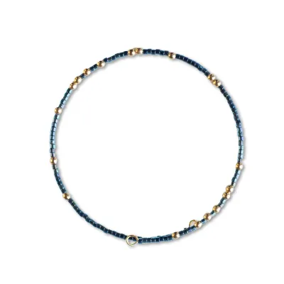 Lenny &amp; Eva Confetti Bangle - Metallic Blue