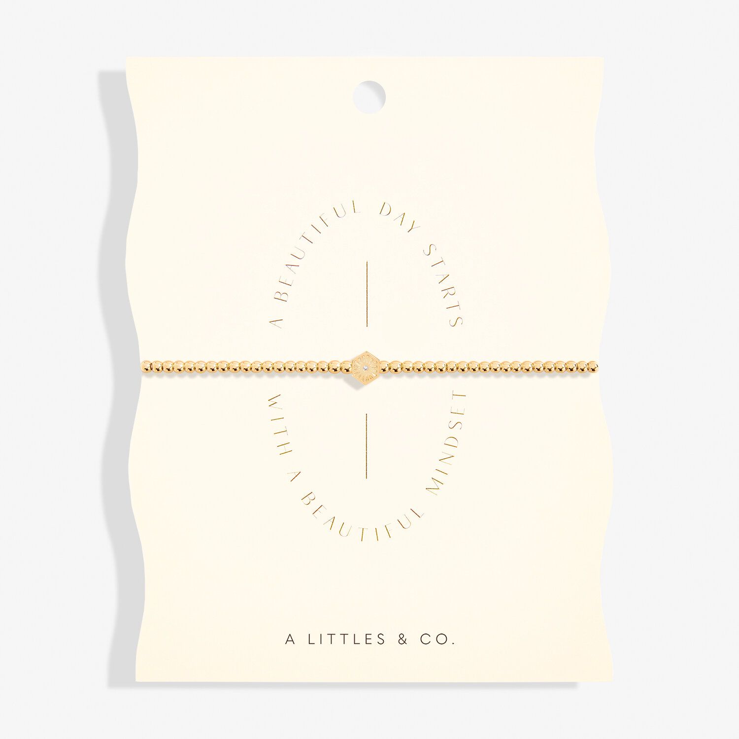 Share Happiness &#39;A Beautiful Day Starts With A Beautiful Mindset&#39; Bracelet