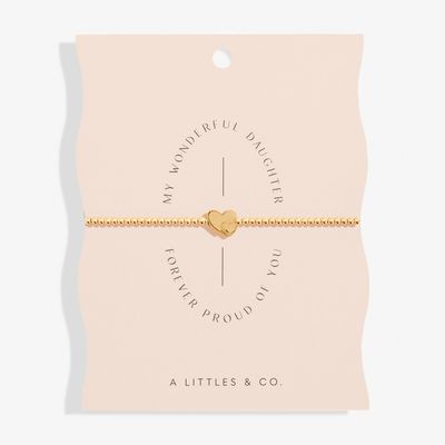 Share Happiness &#39;My Wonderful Daughter, Forever Proud Of You&#39; Bracelet