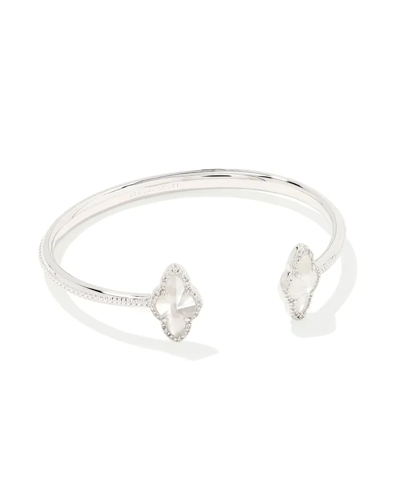 Kendra Scott Abbie Cuff, Silver/Ivory Mother-of-Pearl