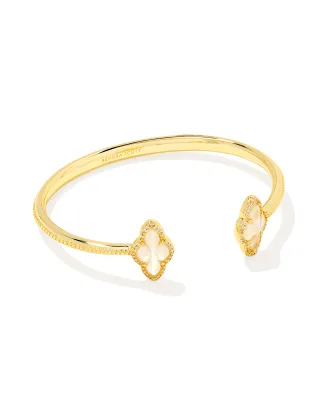 Kendra Scott Abbie Cuff, Gold/Ivory Mother-of-Pearl