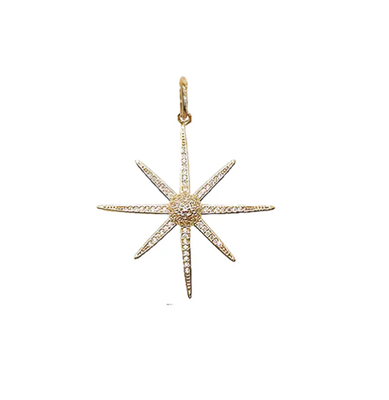 Debby North Star Charm, Gold