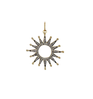 Solar Sun Charm, Gold