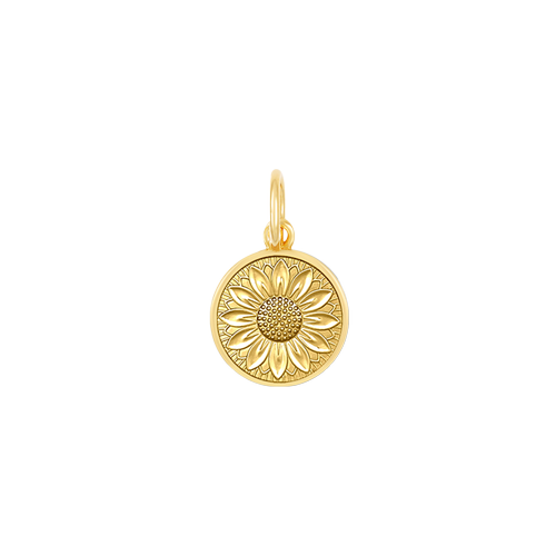 LOLA Sunflower Pendant, All Gold/Mini
