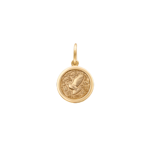 LOLA Dove Pendant, All Gold/Mini