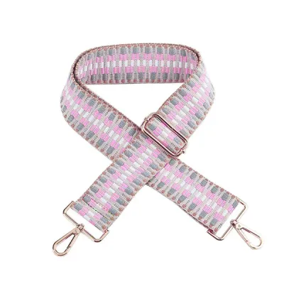 Bag Strap, Gray/Pink ZZ