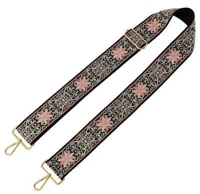 Bag Strap, Pink/Black