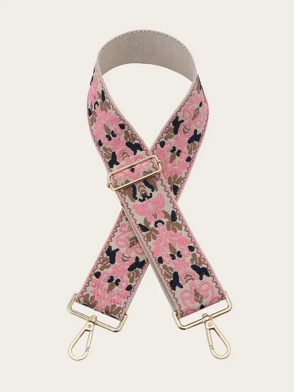 Bag Strap, Pink/Beige