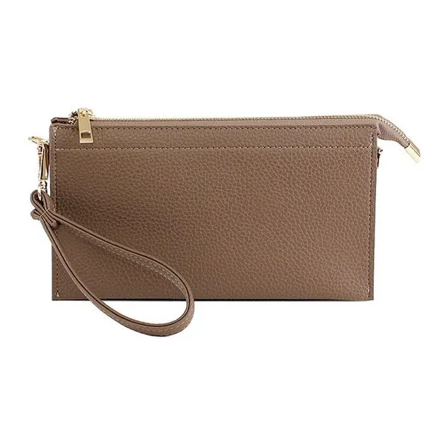 Jaylene Crossbody Bag, Taupe