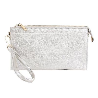 Jaylene Crossbody Bag, Silver