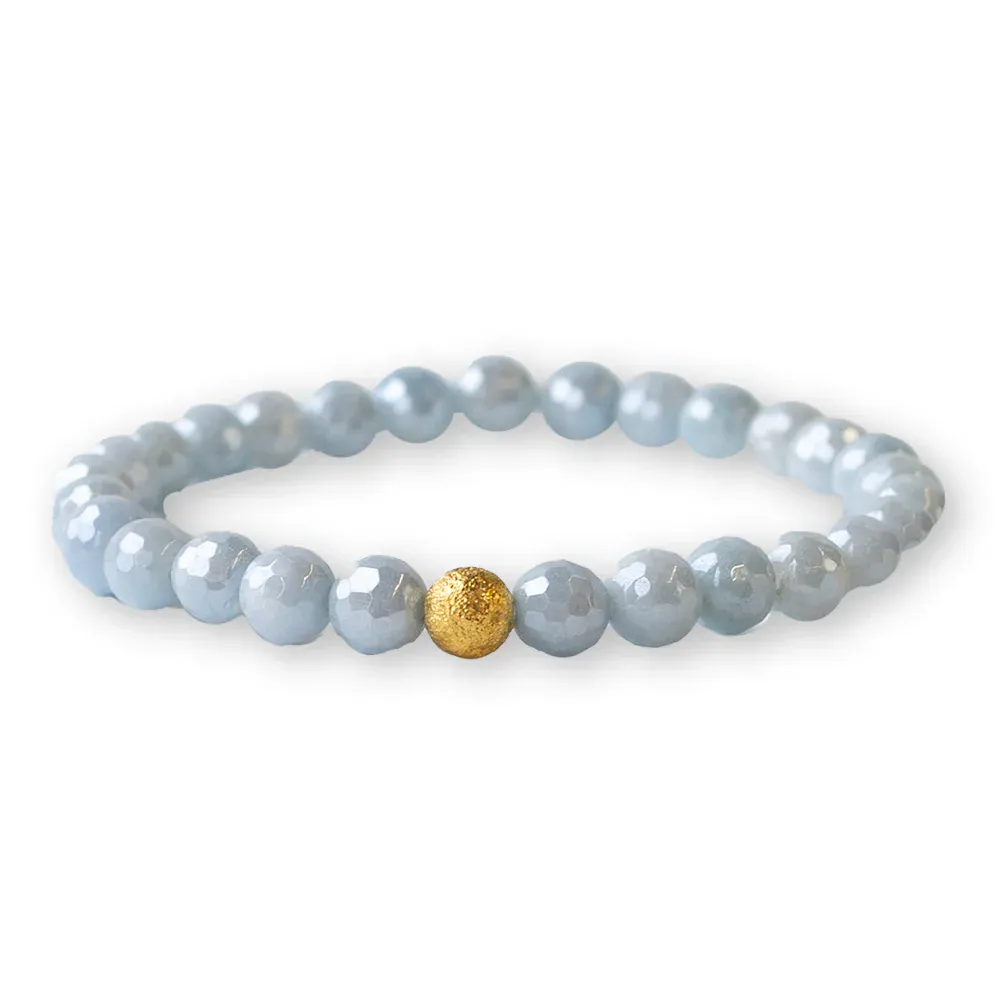 Lenny &amp; Eva Gemstone Bracelet - Aquamarine