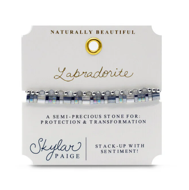 Naturally Beautiful Labradorite Bracelet