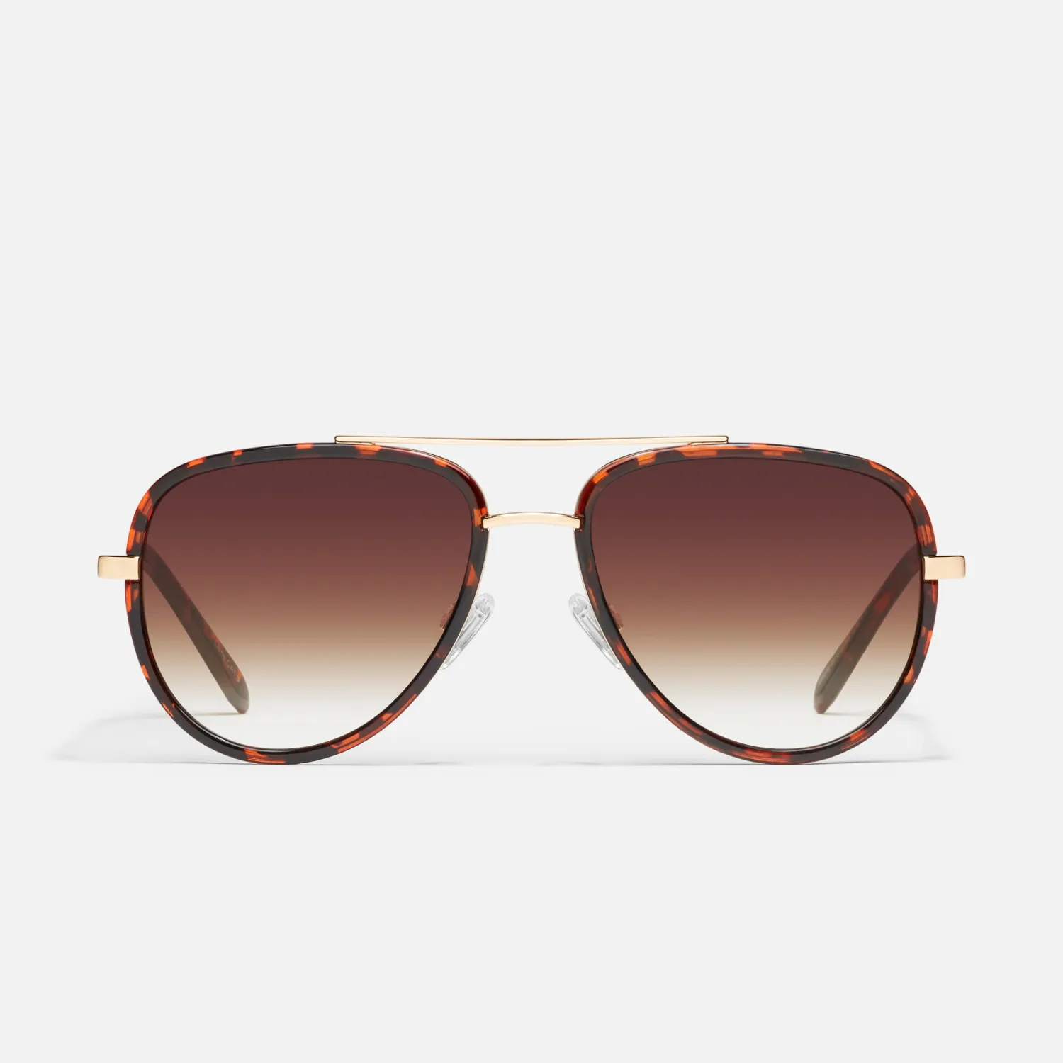 QUAY All In Mini (Tortoise/Brown Fade)