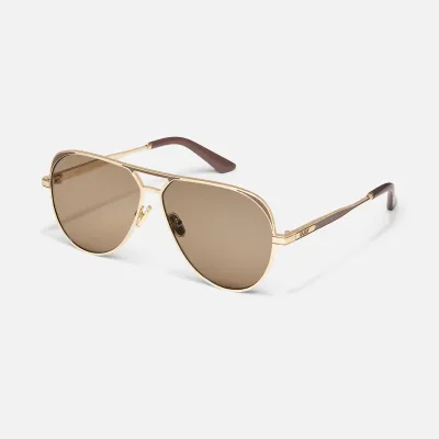 QUAY Open Tab (Gold/Doe-Tan)