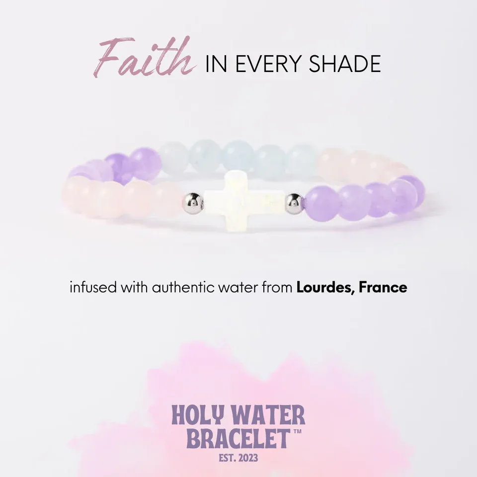 Holy Water Ombre Morganite Bracelet