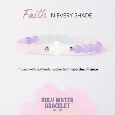 Holy Water Ombre Morganite Bracelet