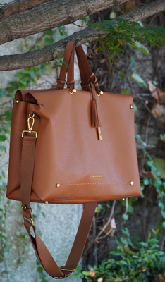 Vienna Carry-On Tote, Cognac