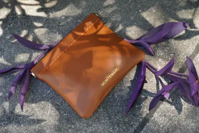 Roma Square Pouch, Cognac