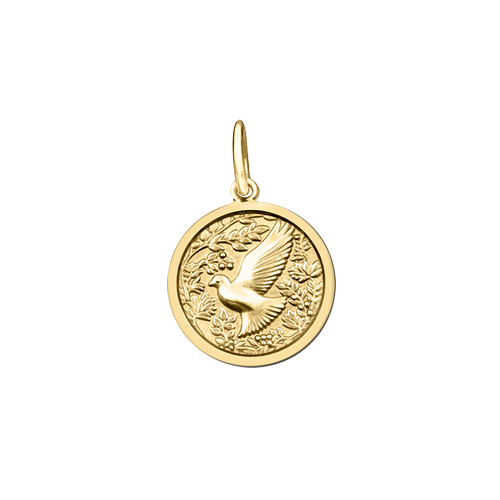LOLA Dove Pendant, All Gold/Small