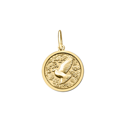 LOLA Dove Pendant, All Gold/Small