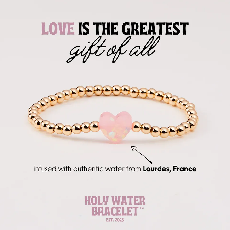 Holy Water Heart Bracelet