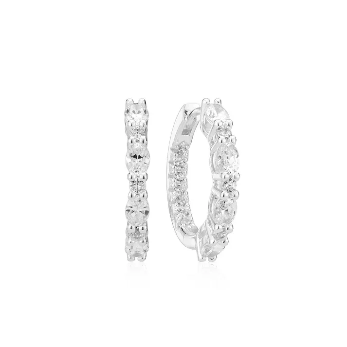 Sif Jakobs Ellera Ovale Grande Earrings (Silver)