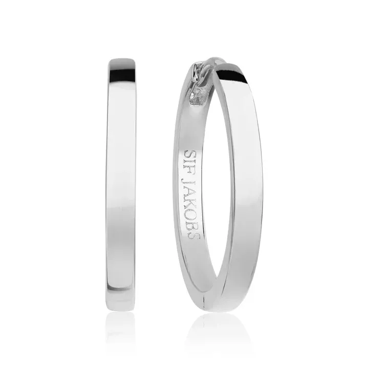 Sif Jakobs Ellera Pianura Grande Earrings (Silver)