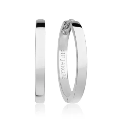 Sif Jakobs Ellera Pianura Grande Earrings (Silver)