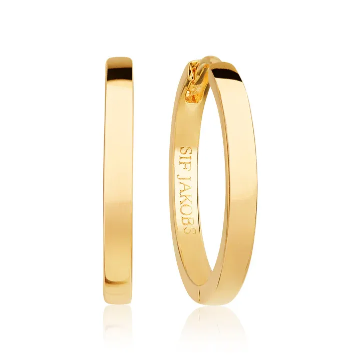 Sif Jakobs Ellera Pianura Grande Earrings (Gold)