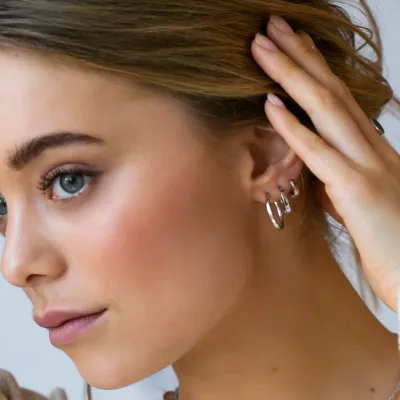 Sif Jakobs Ellera Pianura Grande Earrings (Silver)