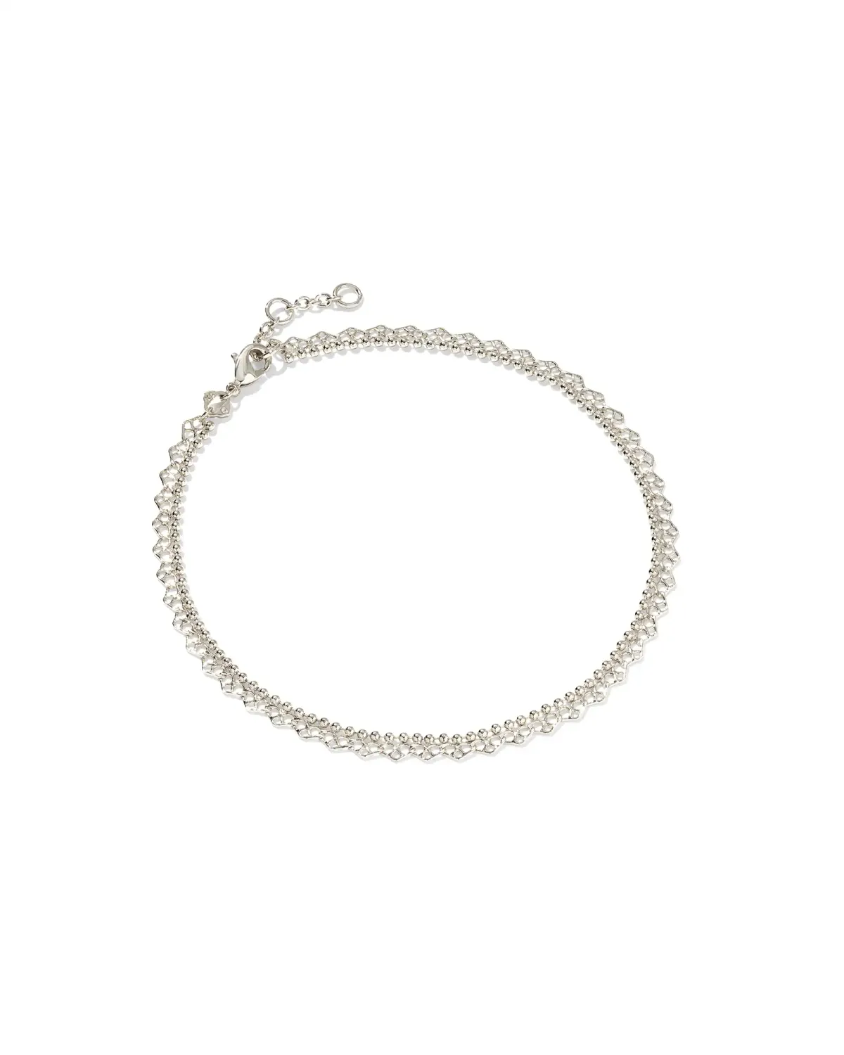 Kendra Scott Mallory Rose Anklet, Silver