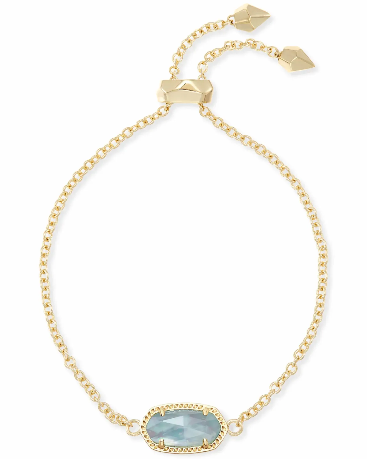 Kendra Scott Elaina Bracelet, Gold/Light Blue Illusion