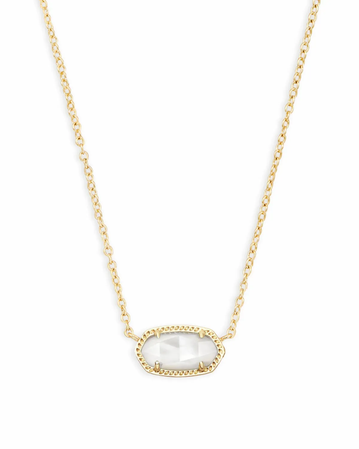 Kendra Scott Elisa Necklace, Gold/Ivory Mother-of-Pearl