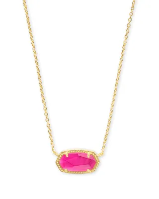 Kendra Scott Elisa Necklace, Gold/Azalea Illusion
