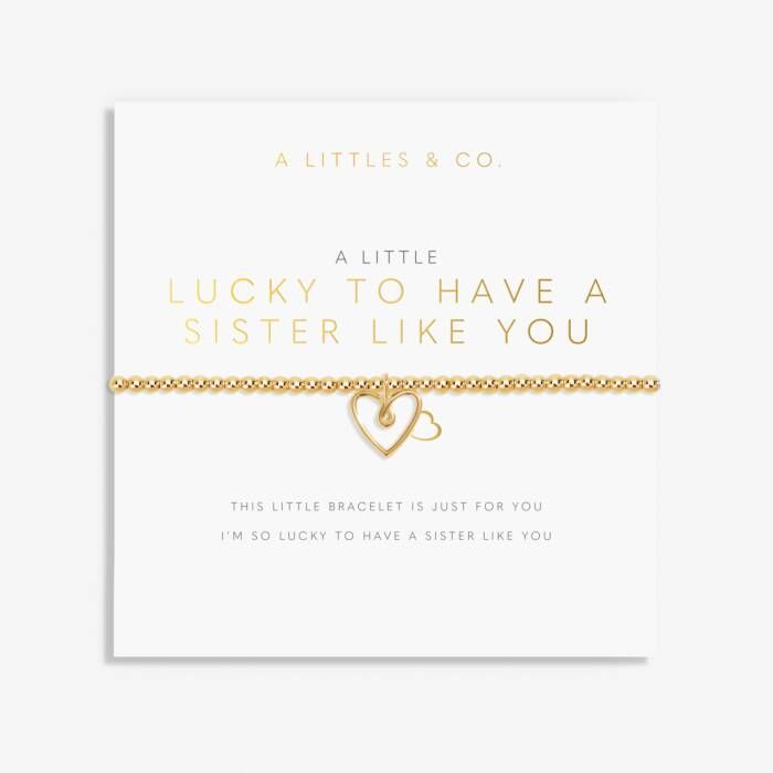 A Little &#39;Lucky to Have a Sister Like You&#39; Bracelet