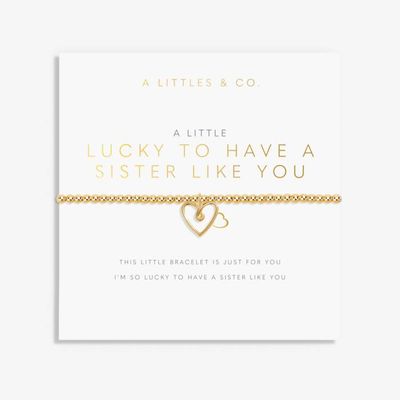 A Little &#39;Lucky to Have a Sister Like You&#39; Bracelet