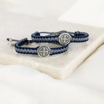MSMH Friends Forever Bracelet Set for Kids, Navy/Slate