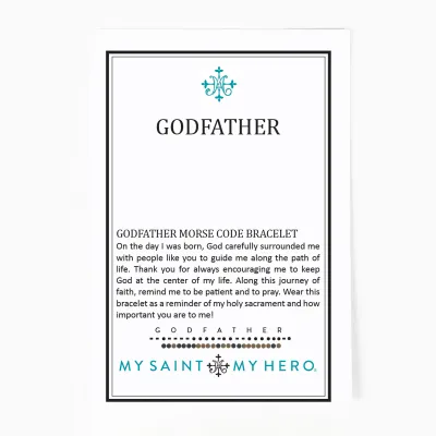 MSMH Godfather Morse Code Bracelet