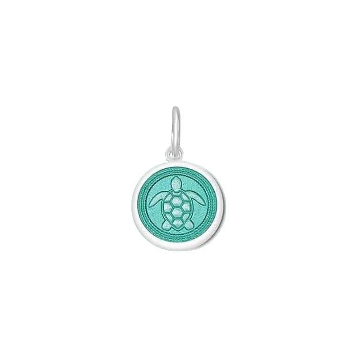 LOLA Sea Turtle Pendant, Seafoam/Mini