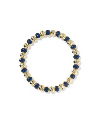 Kendra Scott Daphne Stretch Bracelet, Gold/Navy