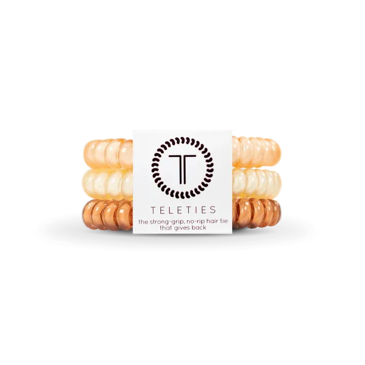 Teleties SMALL Hair Ties, For the Love of Nudes