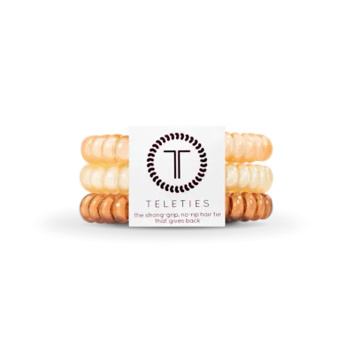 Teleties SMALL Hair Ties, For the Love of Nudes
