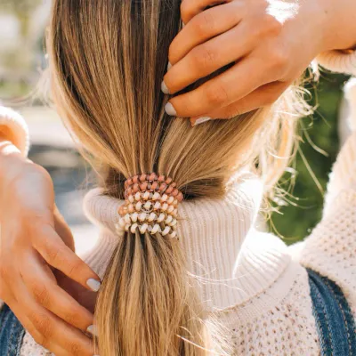 Teleties SMALL Hair Ties, For the Love of Nudes