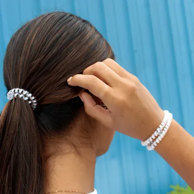 Teleties SMALL Hair Ties, Peppermint