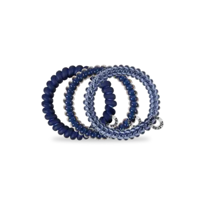 Teleties SMALL Hair Ties, Nightfall Navy