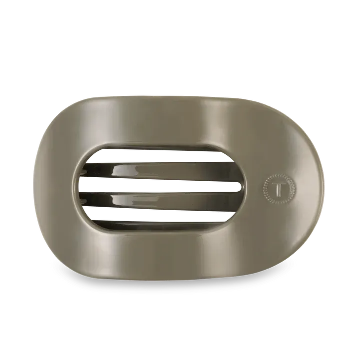 Teleties LARGE Flat Round Hair Clip, Sage it Ain&#39;t So