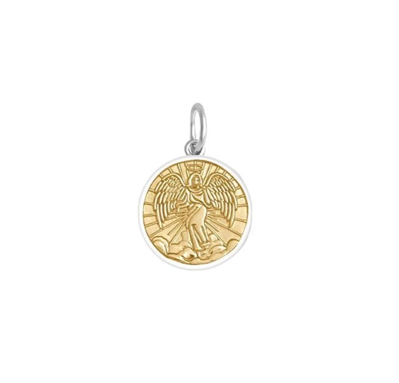 LOLA Angel Pendant, Gold Center/Mini